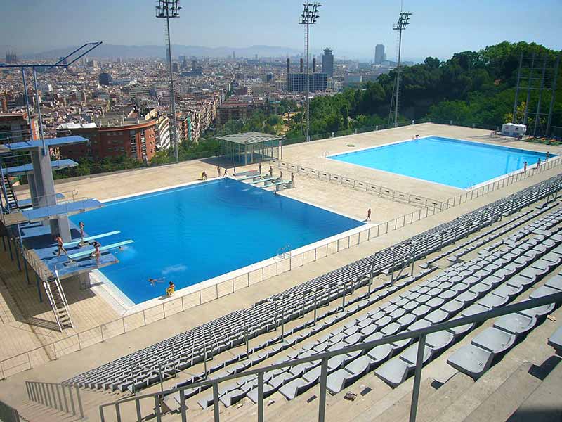piscine montjuic barcelone