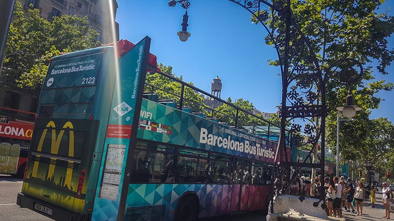 bus touristique barcelone