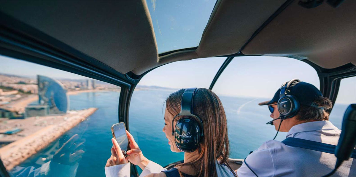 helicoptere barcelone