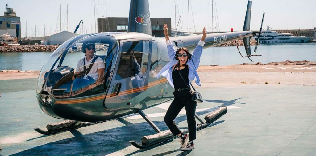 helicoptere barcelone