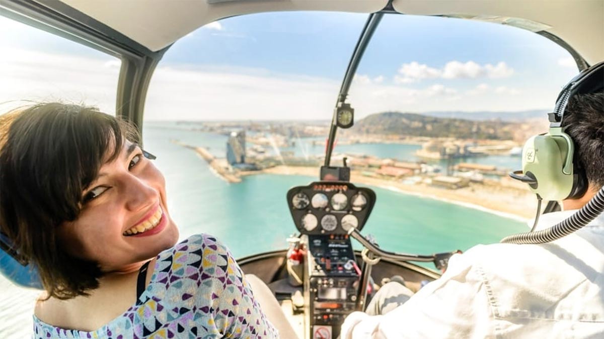 helicoptere barcelone