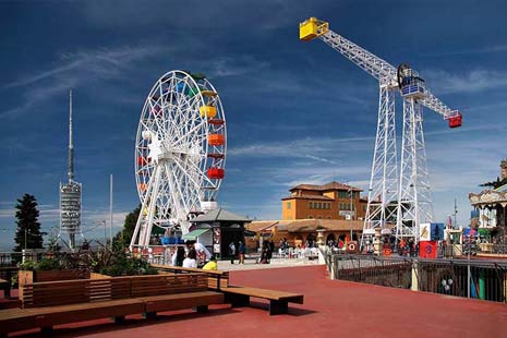 parc tibidabo barcelone